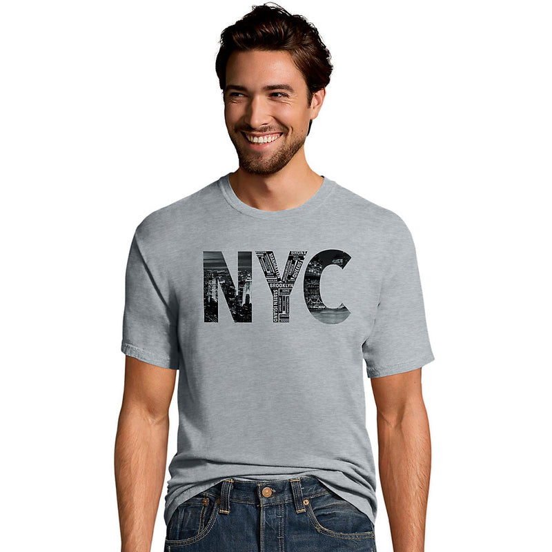 Hanes Men'S Nyc Collage Graphic T-Shirt