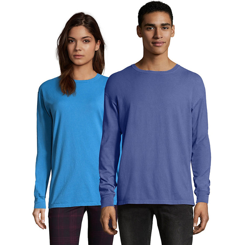 Hanes Men'S Comfortwash Garment Dyed Long Sleeve T-Shirt