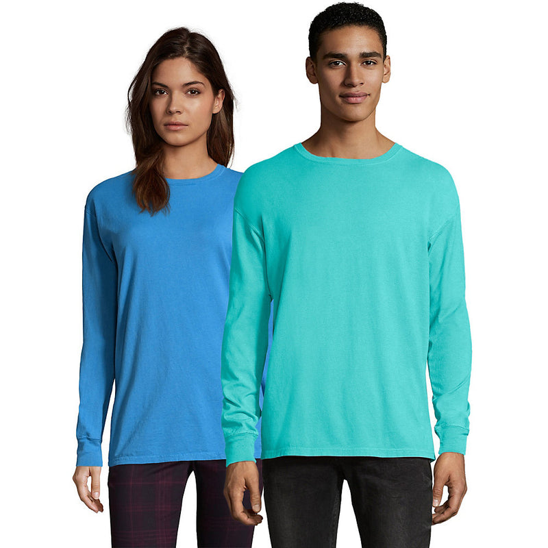 Hanes Men'S Comfortwash Garment Dyed Long Sleeve T-Shirt