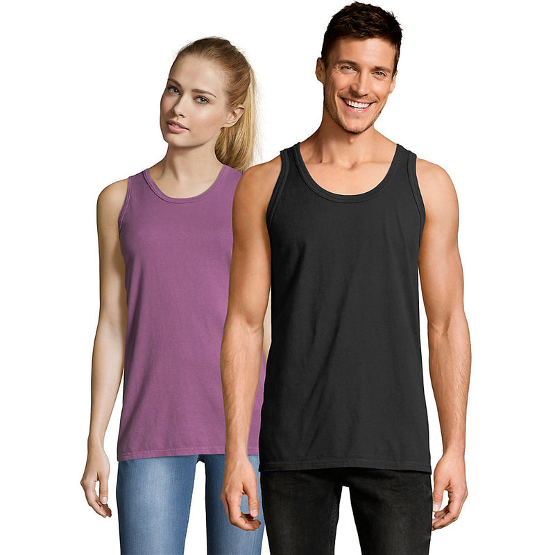 Hanes Men'S Comfortwash Garment Dyed Sleeveless Tank Top