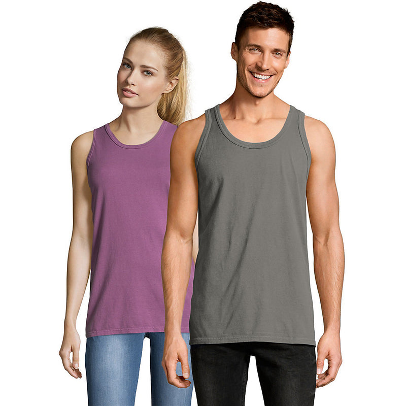 Hanes Men'S Comfortwash Garment Dyed Sleeveless Tank Top