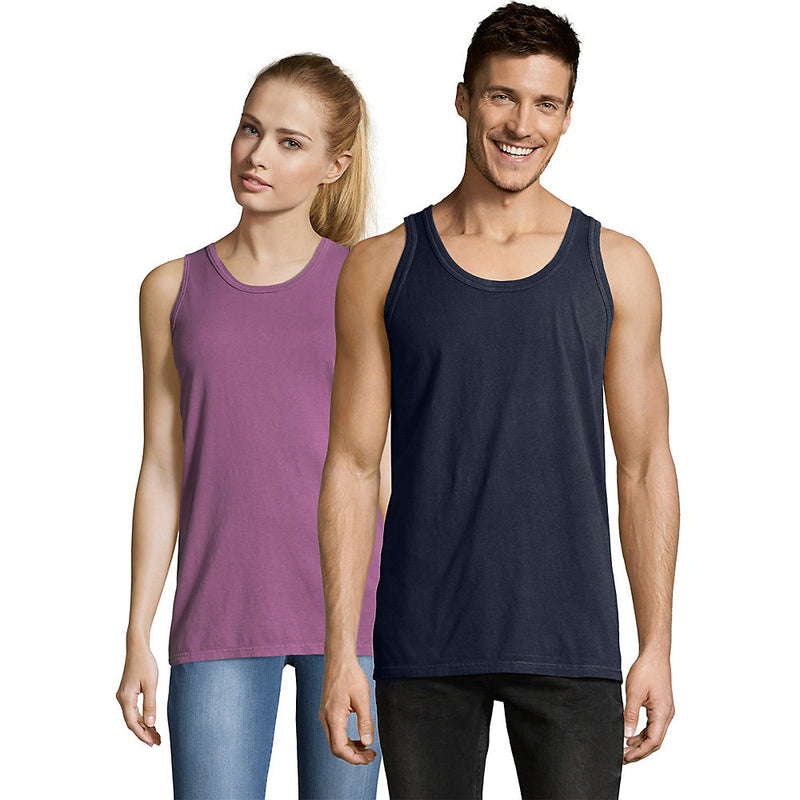 Hanes Men'S Comfortwash Garment Dyed Sleeveless Tank Top