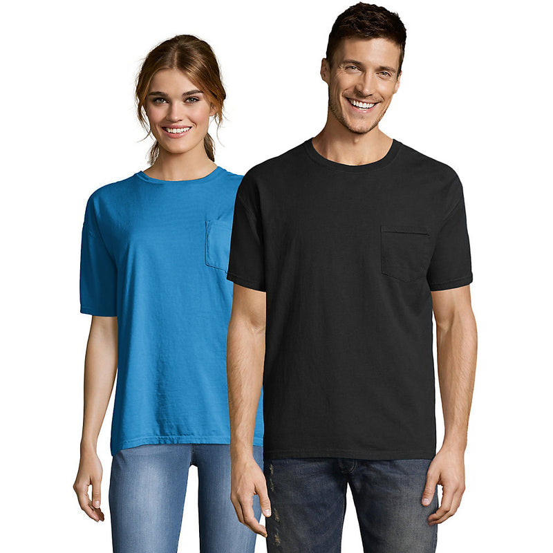 Hanes Men'S Comfortwash Garment Dyed Short Sleeve Pocket T-Shirt
