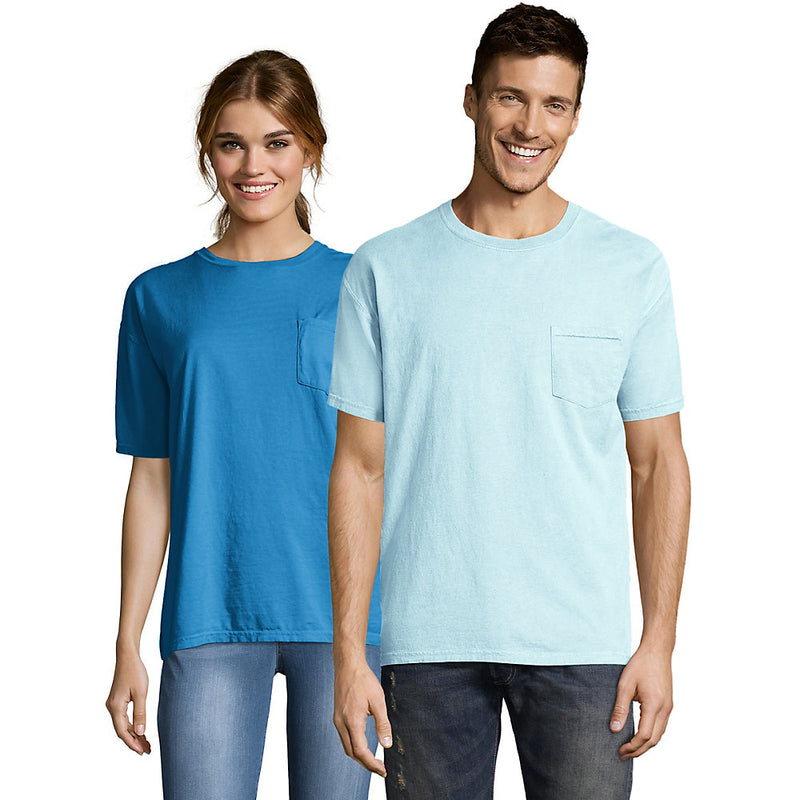 Hanes Men'S Comfortwash Garment Dyed Short Sleeve Pocket T-Shirt