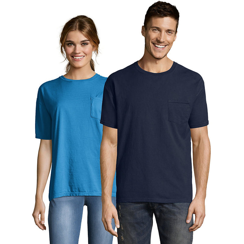 Hanes Men'S Comfortwash Garment Dyed Short Sleeve Pocket T-Shirt
