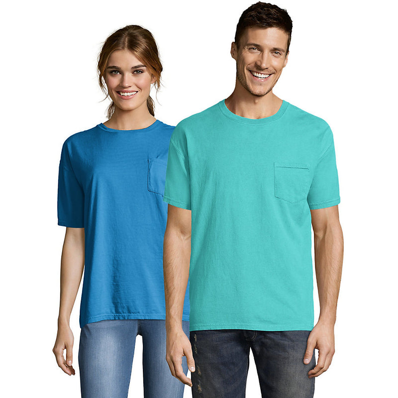 Hanes Men'S Comfortwash Garment Dyed Short Sleeve Pocket T-Shirt