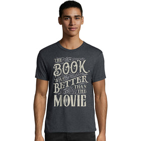 Hanes Men'S The Book Was Better Than The Movie Graphic T-Shirt
