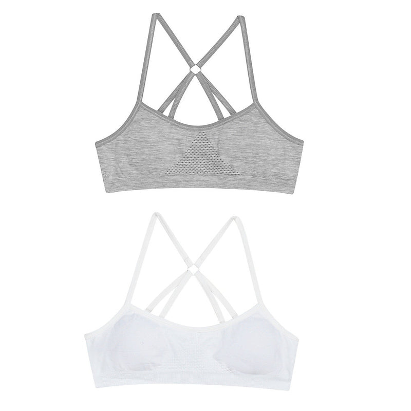 Hanes Girls Molded T-Back 2-Pack