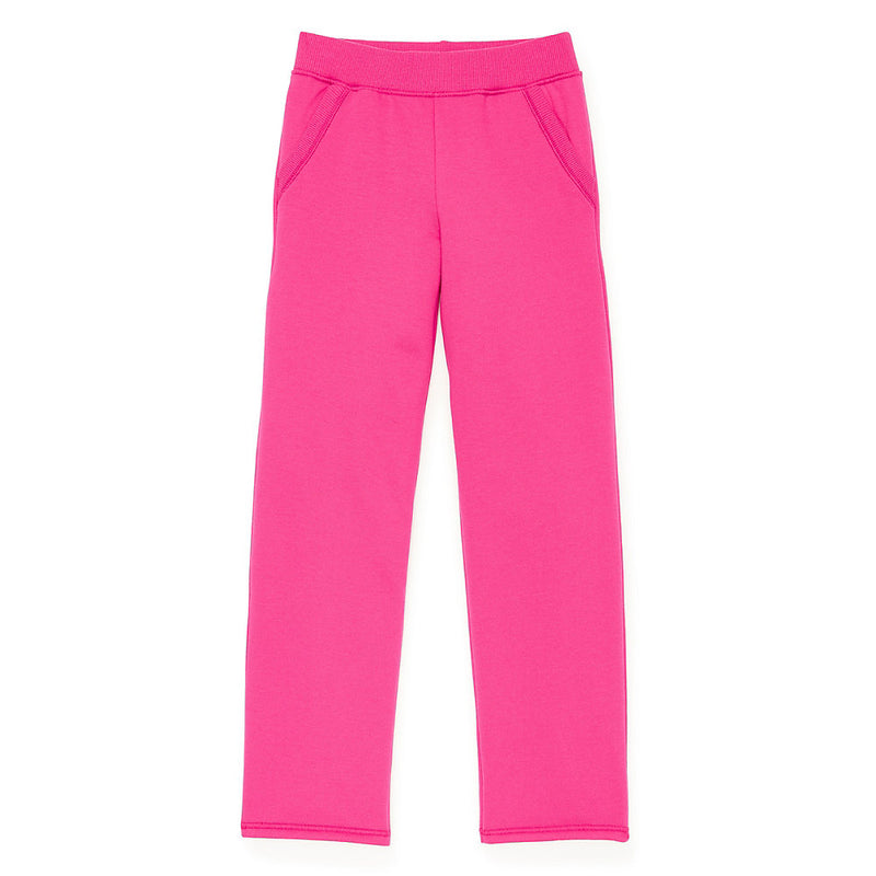 Hanes Girls' Fleece Open Leg Sweatpants With Pockets