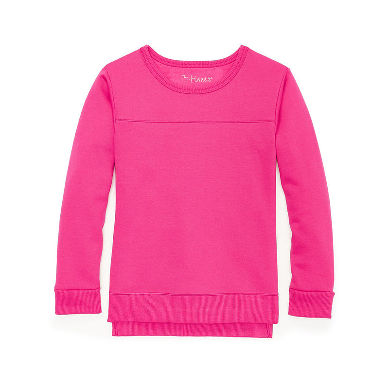 Hanes Girls' High-Low Sweatshirt