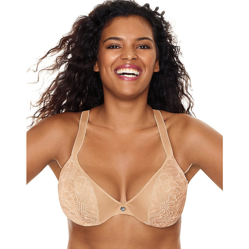 Just My Size Embellished Plunge Foam Uw Bra