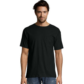Hanes Men'S Short Sleeve Pocket T-Shirt Value Pack 2-Pack