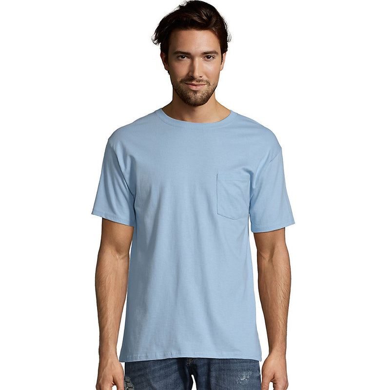 Hanes Men'S Short Sleeve Pocket T-Shirt Value Pack 2-Pack