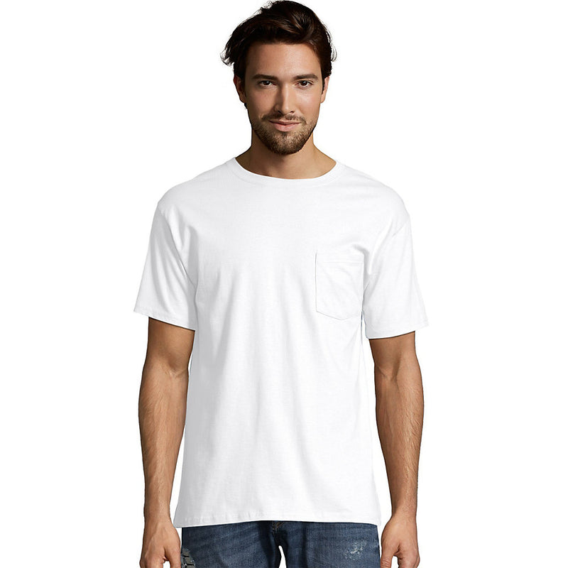 Hanes Men'S Short Sleeve Pocket T-Shirt Value Pack 2-Pack