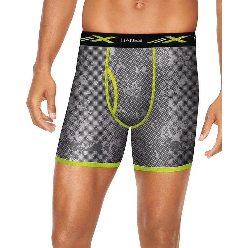 Hanes Men'S X-Temp Boxer Briefs With Comfort Flex Waistband 5-Pack