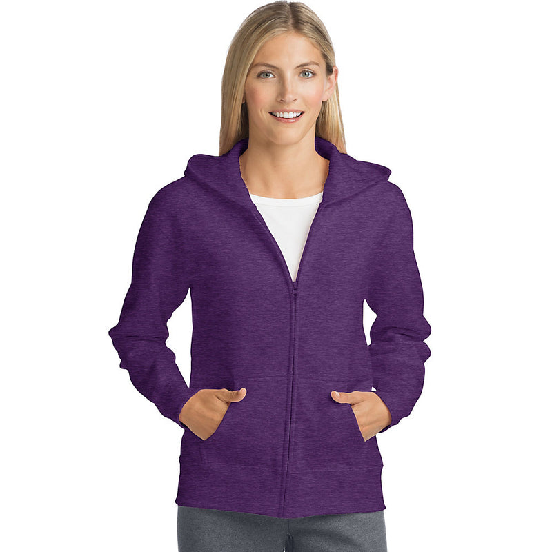 Hanes Comfortsoft Ecosmart Women'S Full-Zip Hoodie Sweatshirt