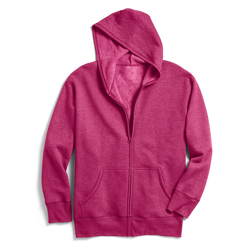 Just My Size Comfortsoft Ecosmart Fleece Full-Zip Women'S Hoodie