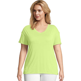 Just My Size Active Mesh Yoke T-Shirt