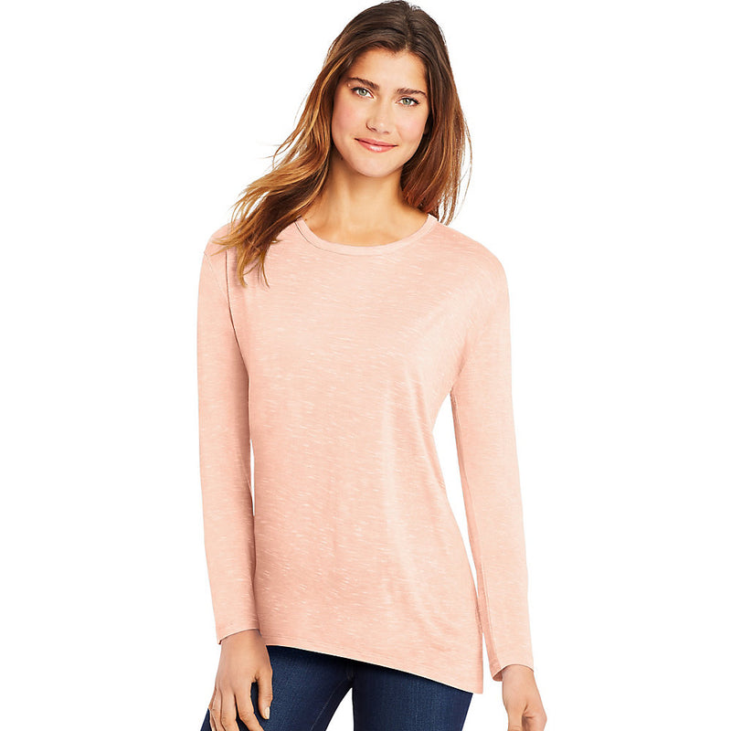 Hanes Women'S Lone Sleeve Top With Center Back Lace Detail