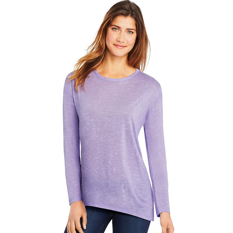 Hanes Women'S Lone Sleeve Top With Center Back Lace Detail