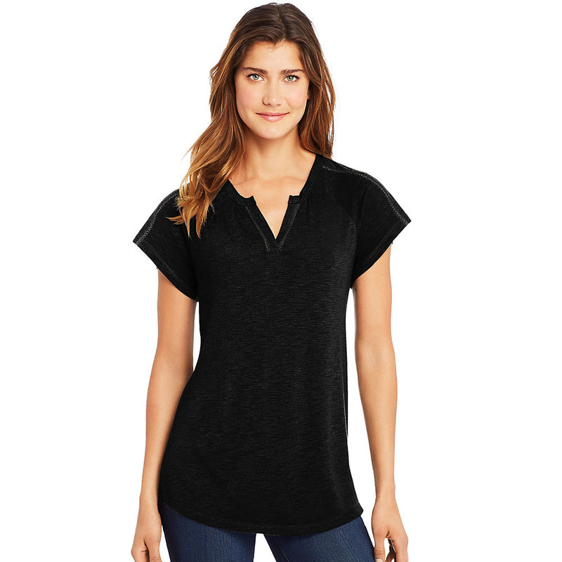 Hanes Women'S Peasant Henley Top