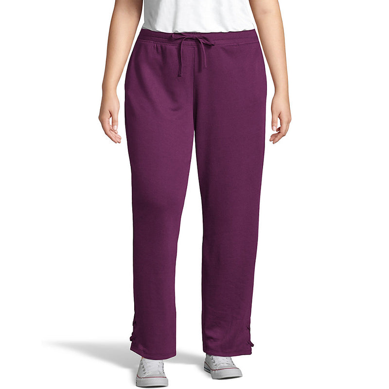 Just My Size French Terry Lace Up Pant