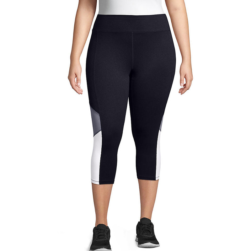 Just My Size Active Blocked Capris