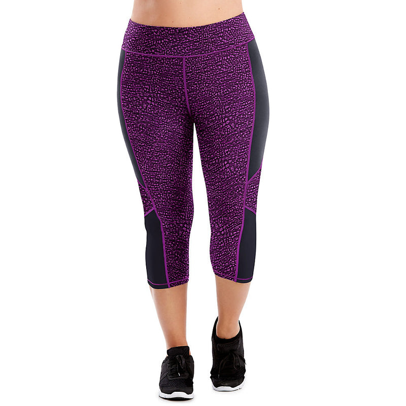 Just My Size Active Blocked Capris