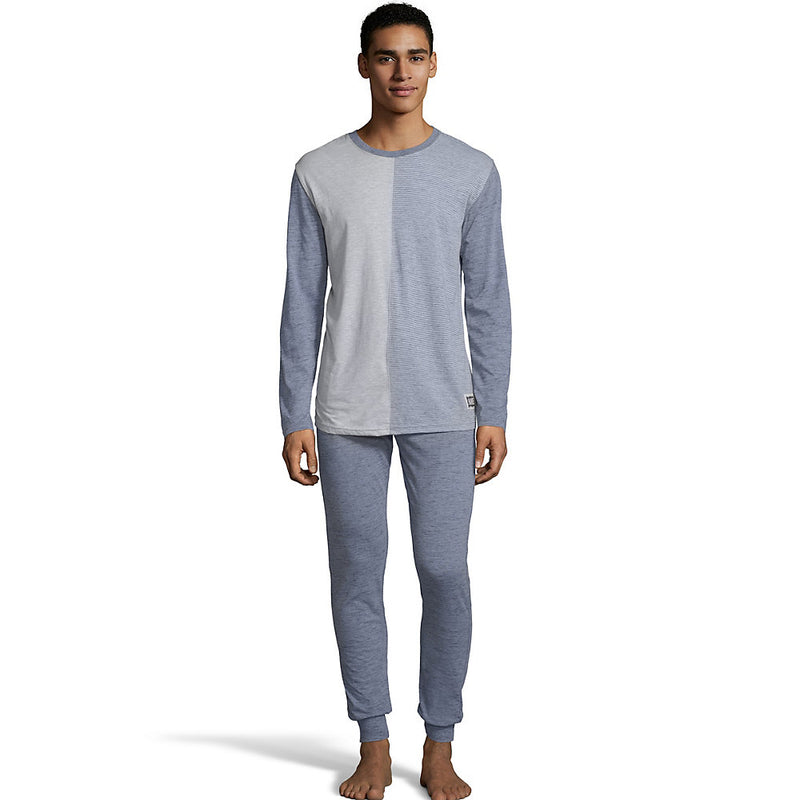 Hanes Jersey Knit Jogger & Split Front Top