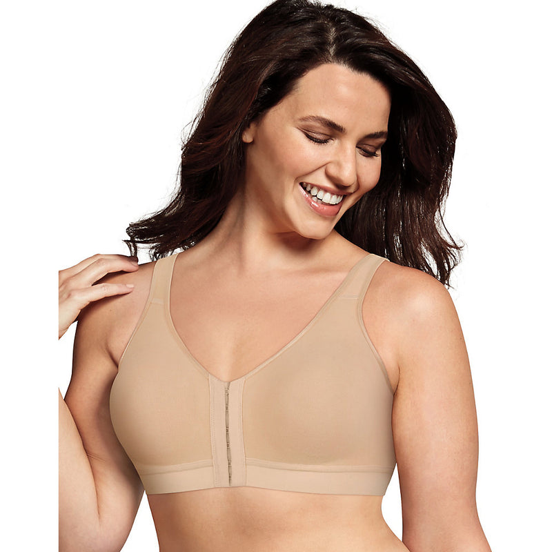 Playtex 18 Hour Cotton Comfort Front & Back Close Easy On & Easy Off Bra