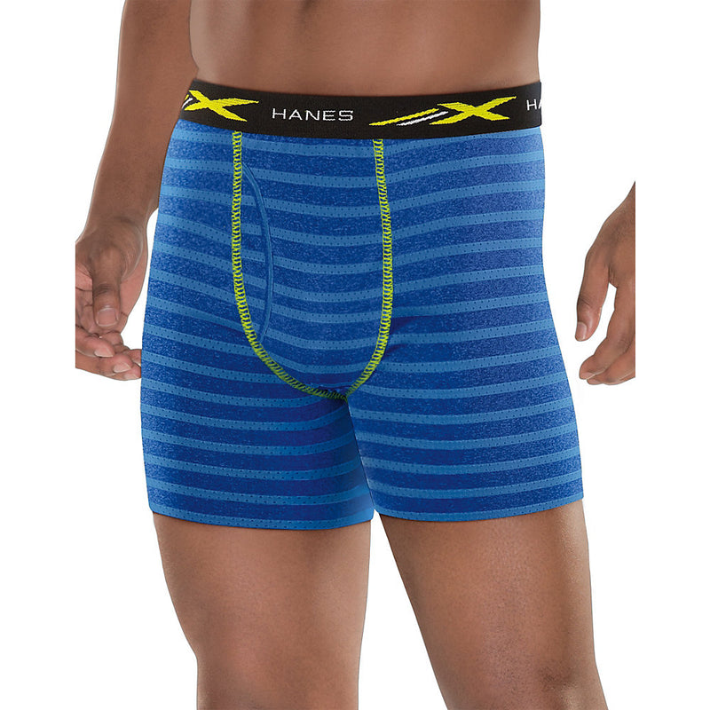 Hanes X-Temp Mesh Performance Boxer Briefs 4-Pack
