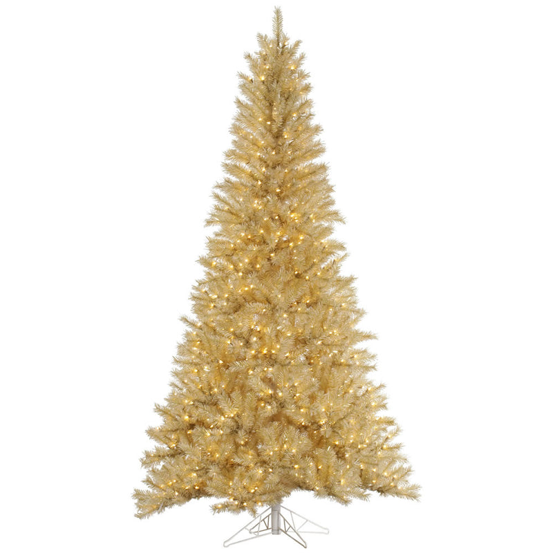 White/Gold Tinsel