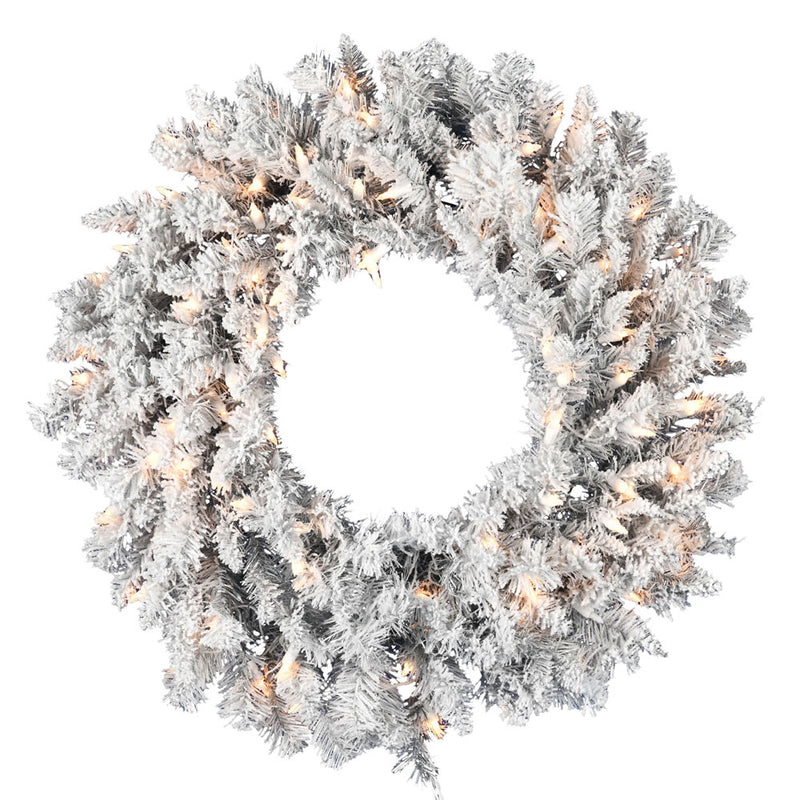 Frosted Silver Wreath