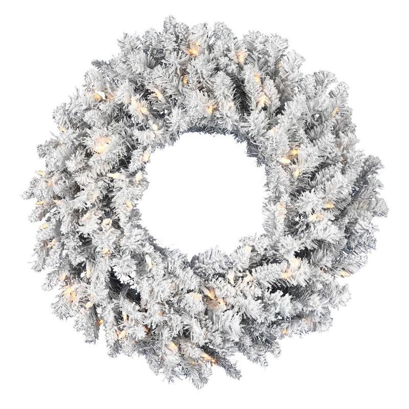 Frosted Silver Wreath