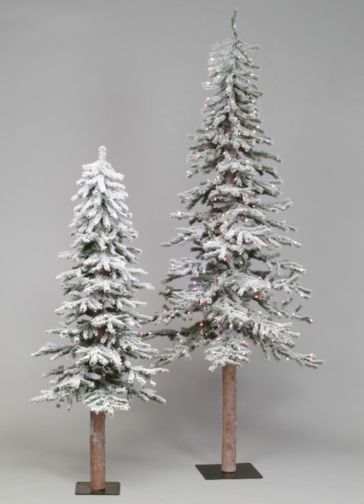 2' x 14" Flocked Alpine Tree 72T