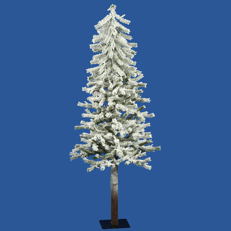 4' x 23" Flocked Alpine Tree 256T