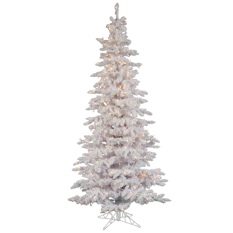 Flocked White Spruce