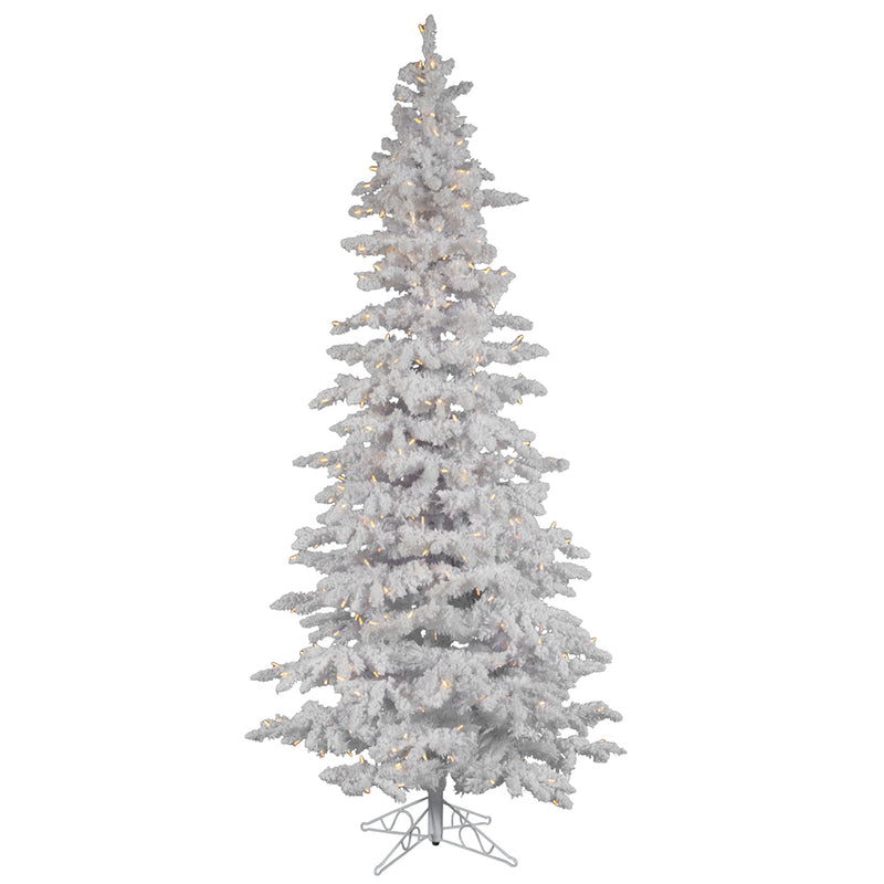 Flocked White Spruce