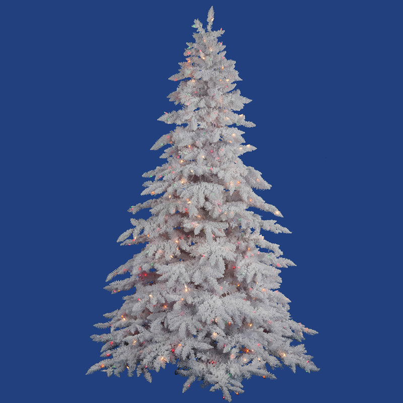 Flocked White Spruce