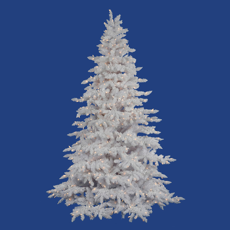 Flocked White Spruce