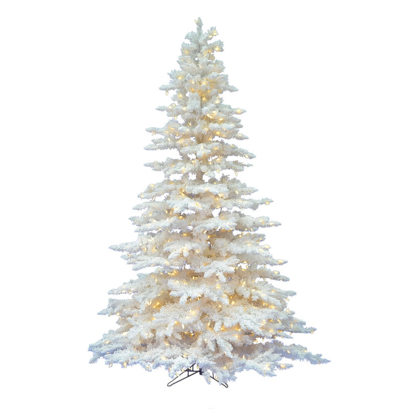 Flocked White Spruce