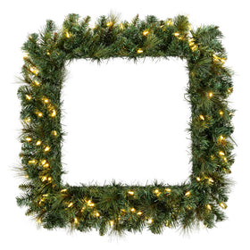 Mixed Brussels Square Wreath