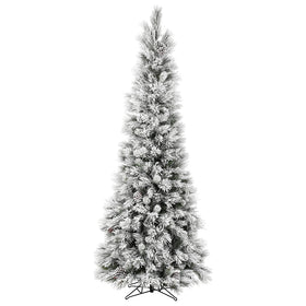 Flocked Ames Pine