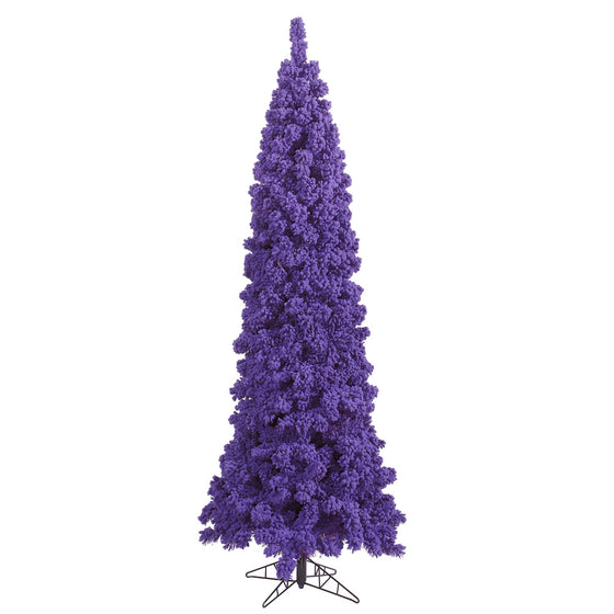 Flocked Purple Fir