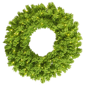 Flocked Lime Fir