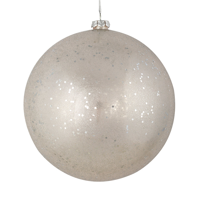 4" Glitter Clear Ball