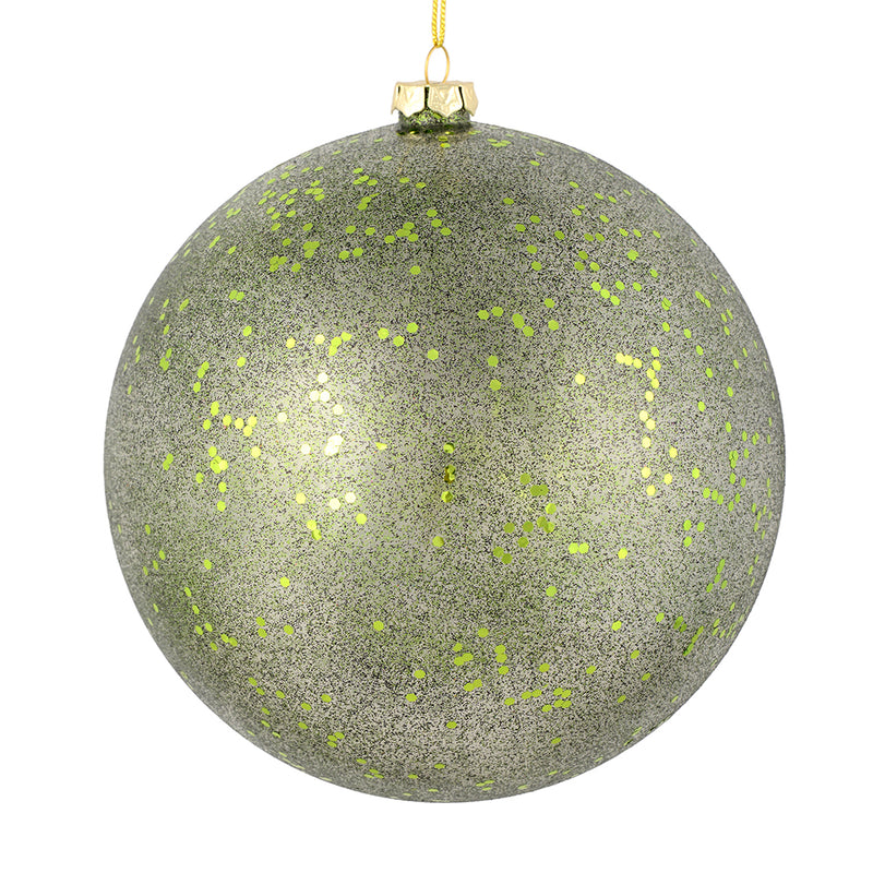 4" Glitter Clear Ball