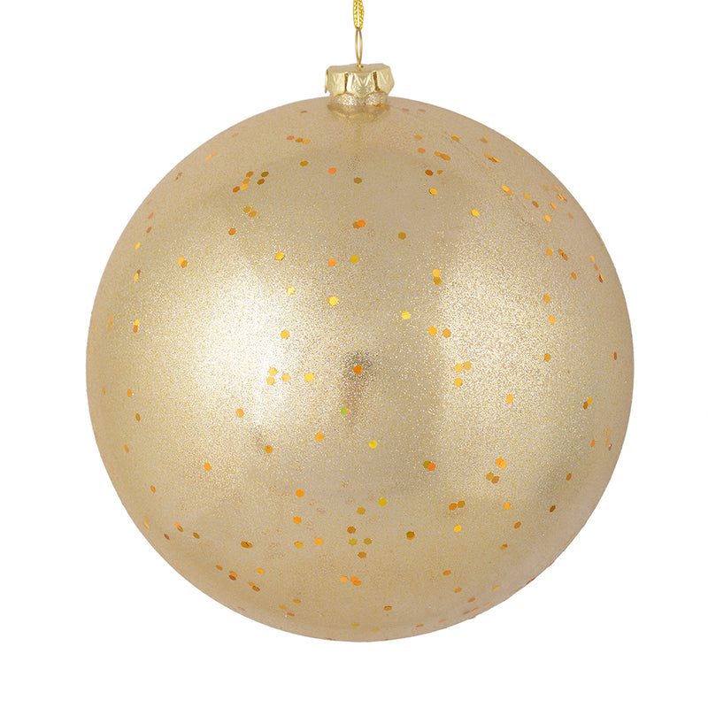 4.75" Glitter Clear Ball