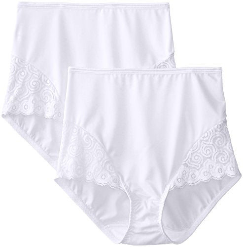 Bali Firm Control Brief With Lace 2 Pack