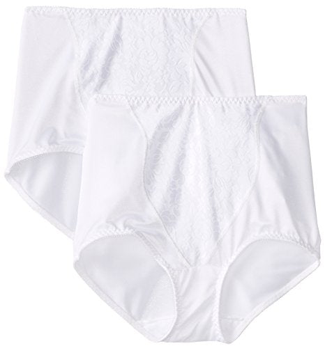 Bali Light Control Lace Panel Brief 2 Pack